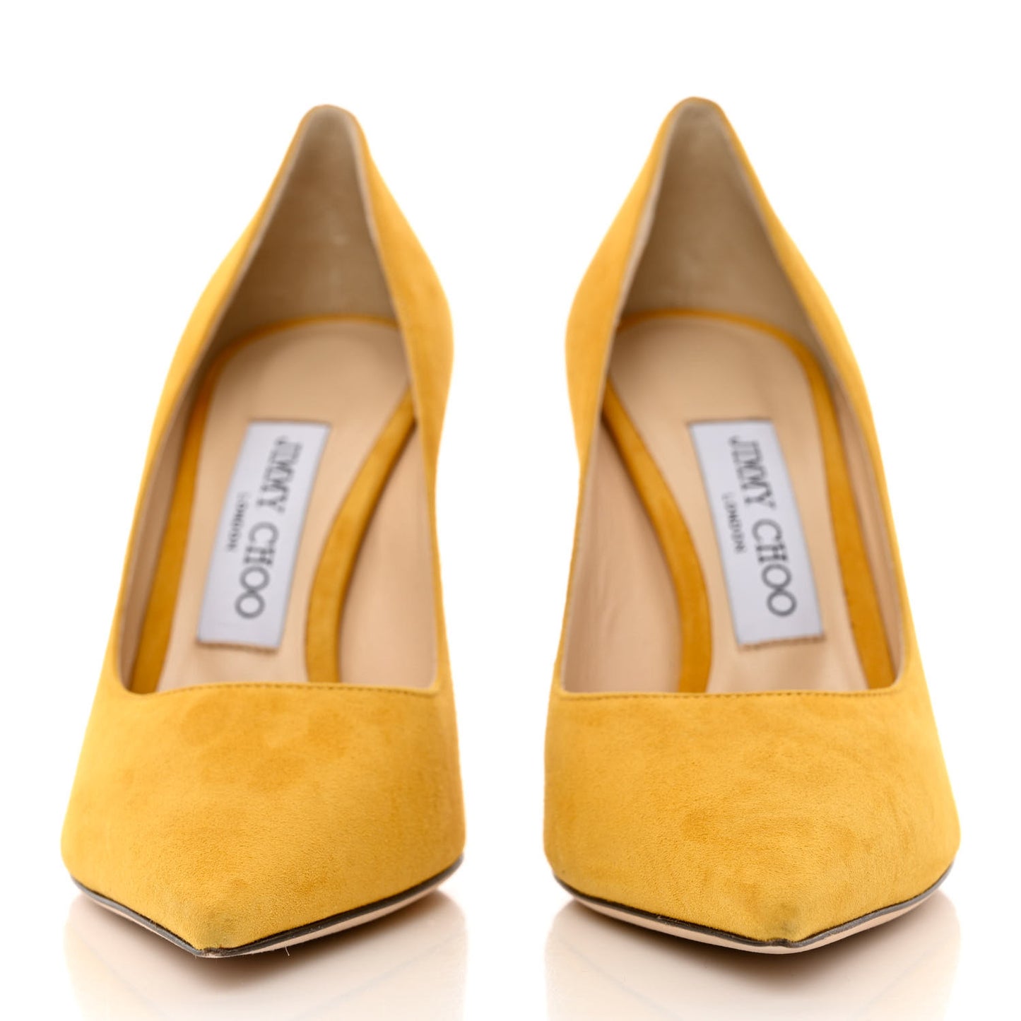 Suede Romy 85 Pumps 36 Yellow