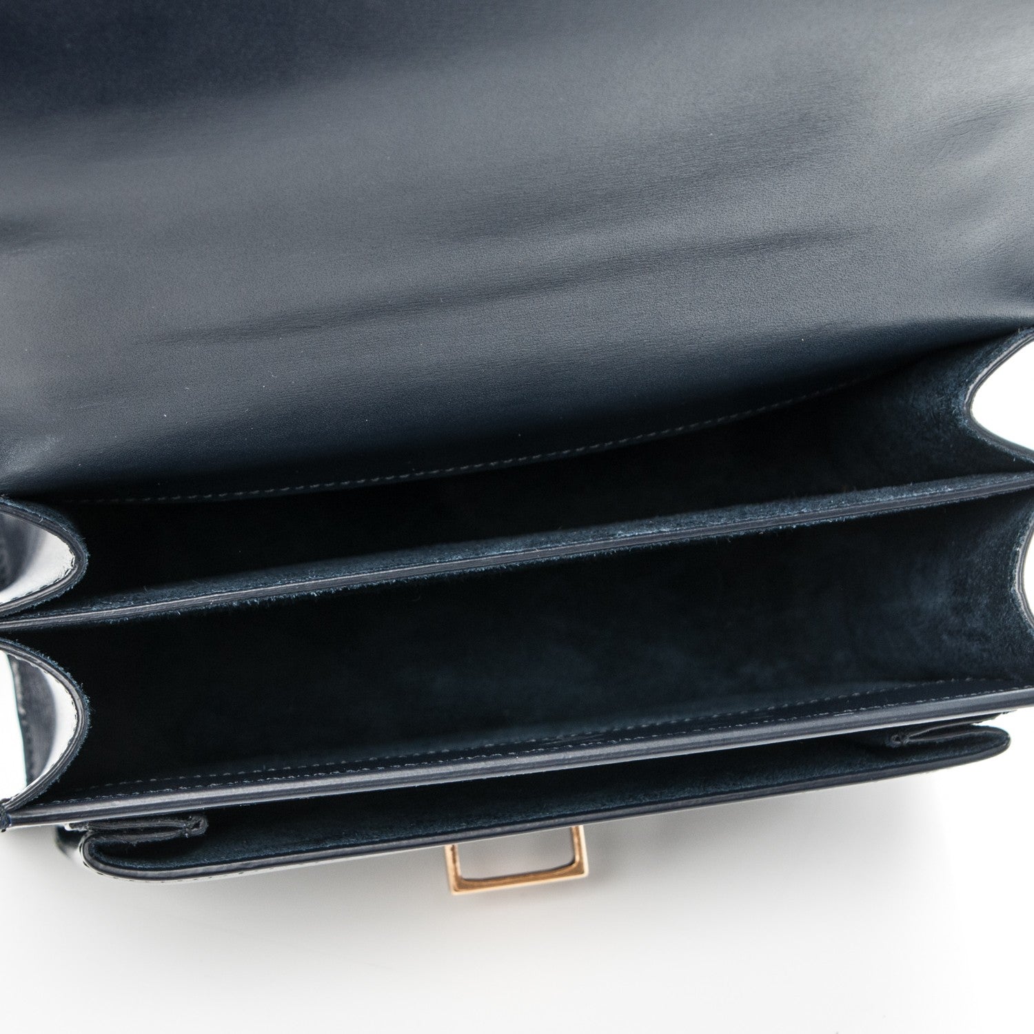 Saint Laurent Smooth Calfskin Small High School Shoulder Bag Navy 5 of 6