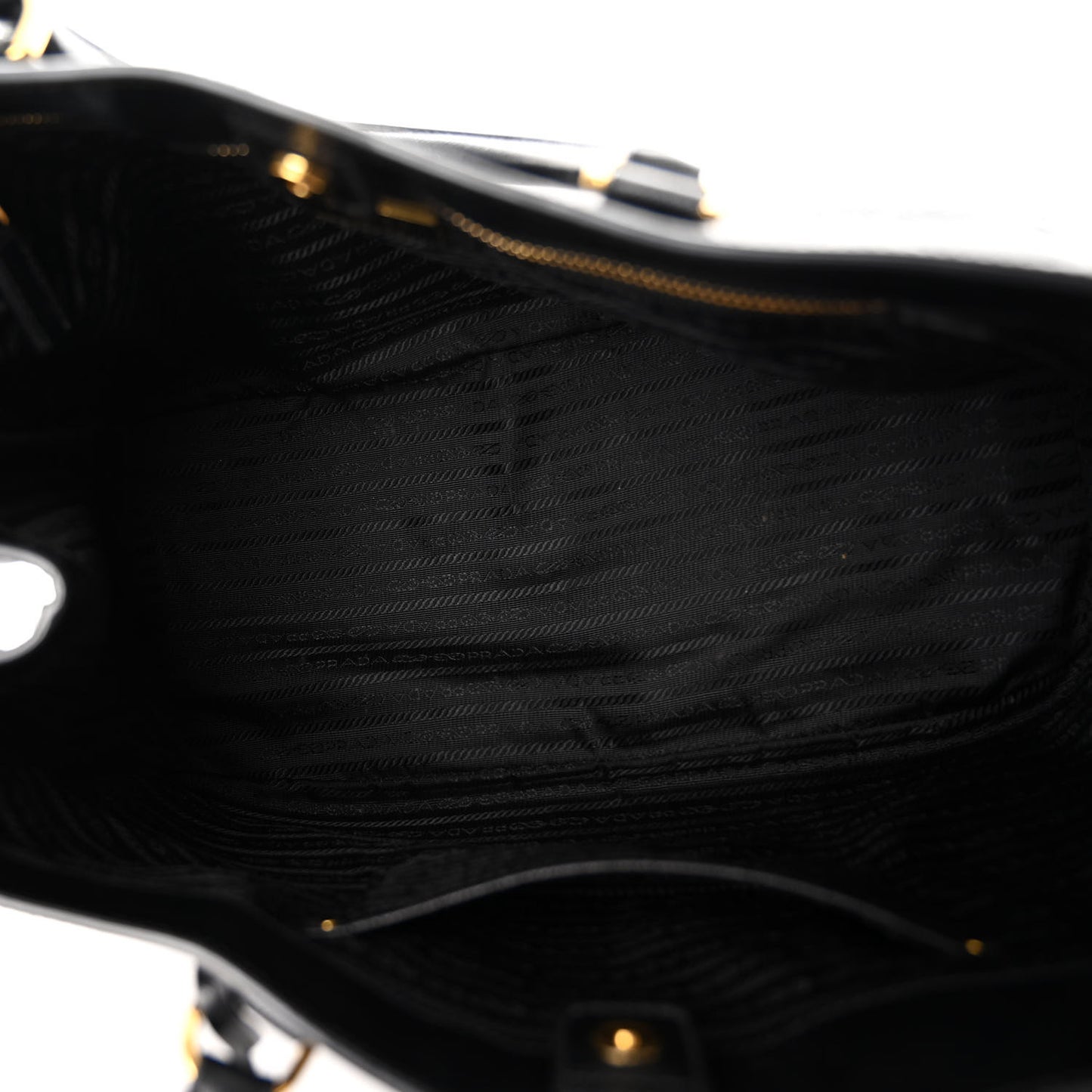 Saffiano Lux Large Tote Black Talco