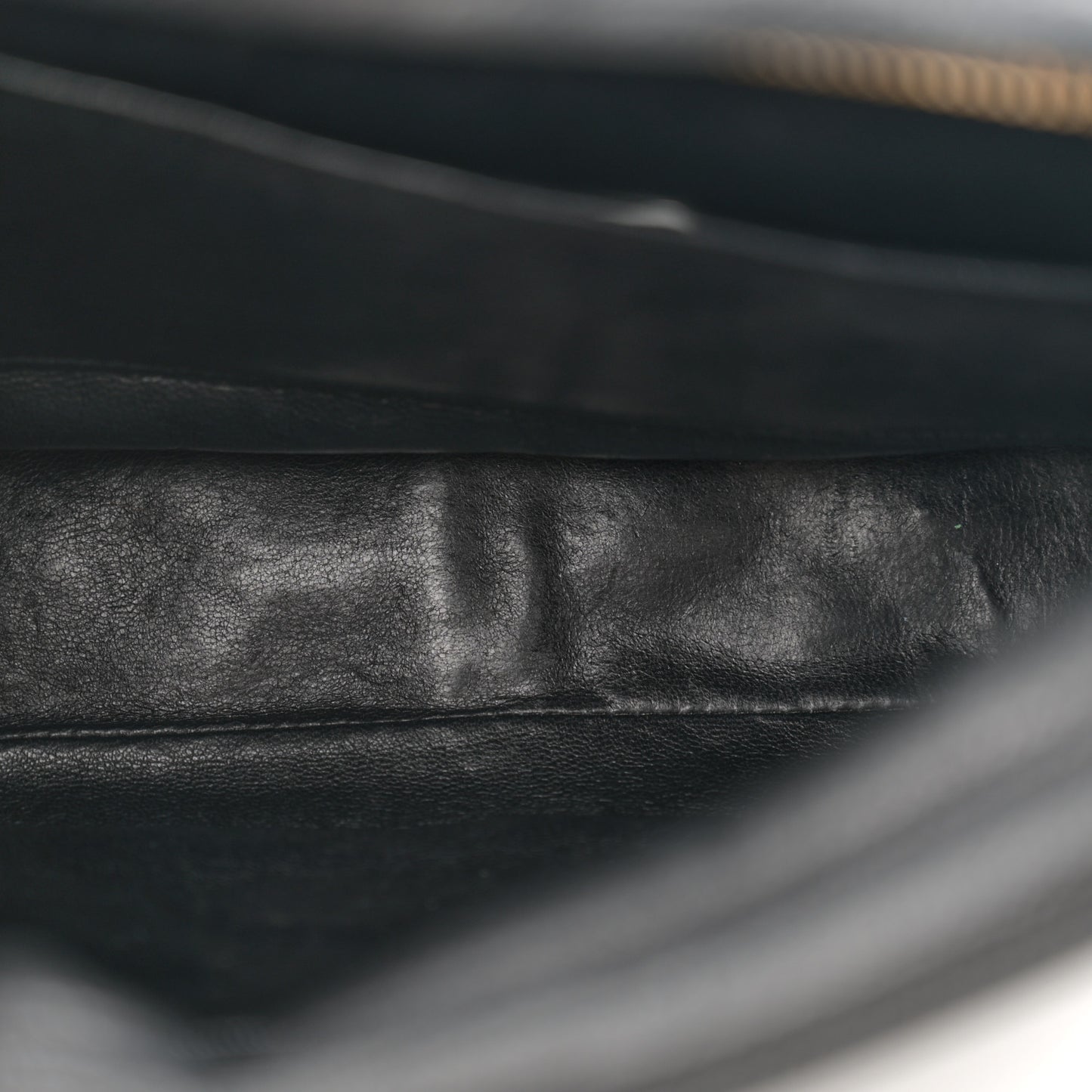 Caviar Quilted Camera Case Black