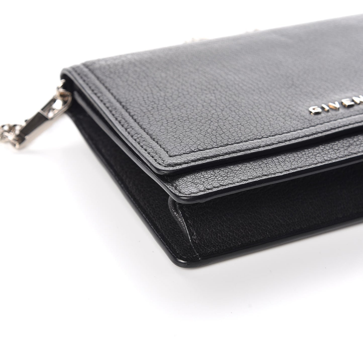 Sugar Goatskin Pandora Chain Wallet Black