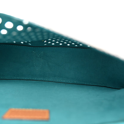 Louis Vuitton Monogram SC Flore Saumur Teal 5 of 9