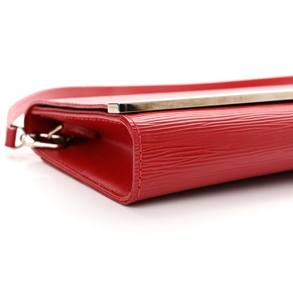 Louis Vuitton Epi Sevigne Clutch Red 6 of 7