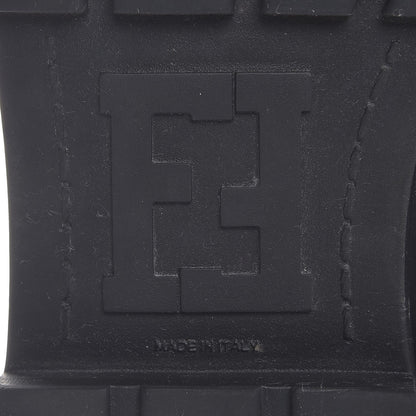Fendi Zucca Spalmati Hiker Boots 10 Brown Black 9 of 11