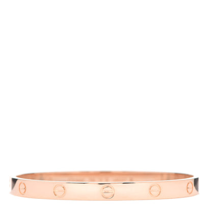 Cartier 18K Pink Gold LOVE Bracelet 19 1 of 7