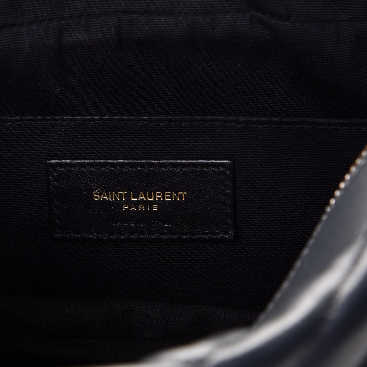 Saint Laurent Calfskin Matelasse Monogram Lou Camera Bag Dark Smog 2 of 5