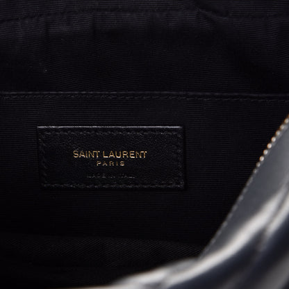 Saint Laurent Calfskin Matelasse Monogram Lou Camera Bag Dark Smog 2 of 5