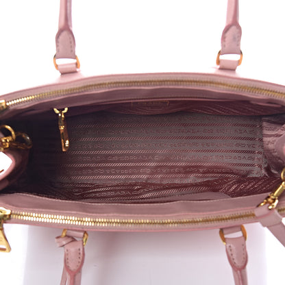 Prada Saffiano Small Galleria Double Zip Tote Orchidea 5 of 16