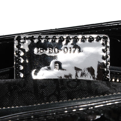 Christian Dior Patent Cannage Medium Lady Dior Black 7 of 9