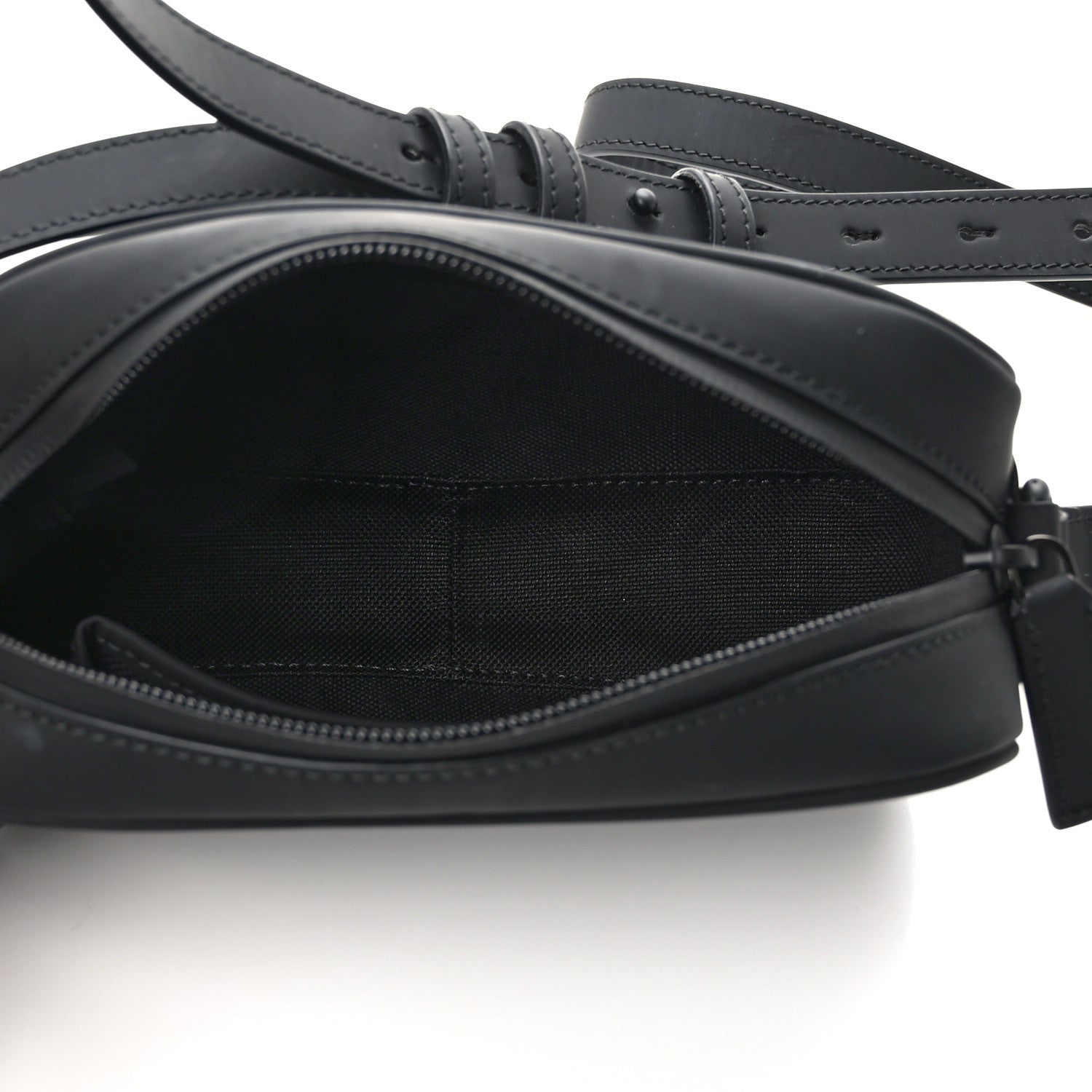Gucci Rubber Effect Calfskin GG Mini Crossbody Bag Black 5 of 9