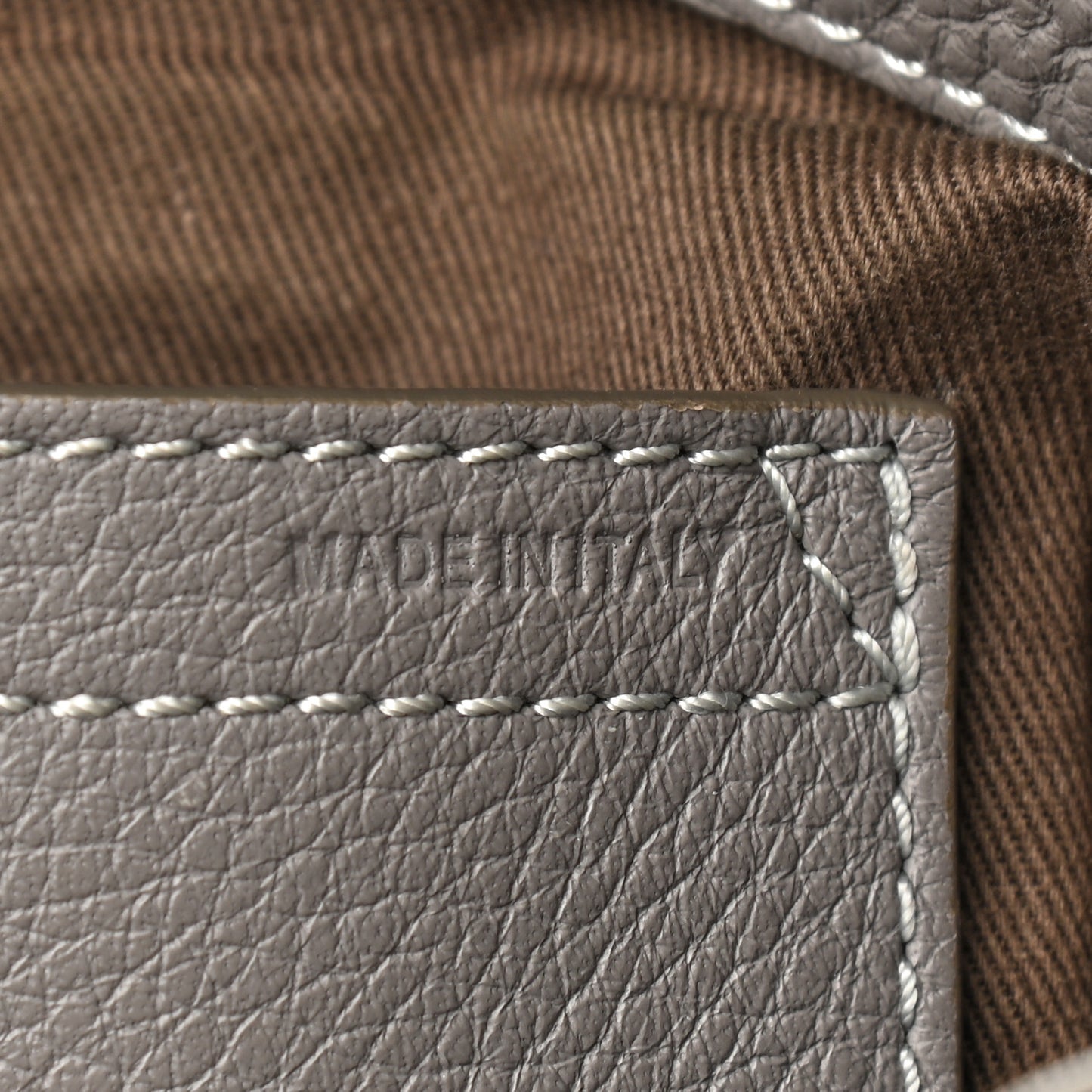 Calfskin Medium Marcie Round Crossbody Bag Cashmere Grey
