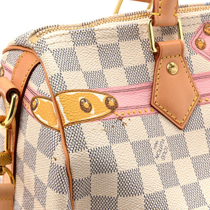 Louis Vuitton Damier Azur Summer Trunks Speedy Bandouliere 30 14 of 14