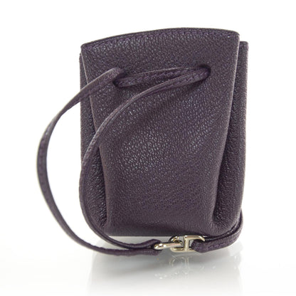 Hermes Clemence Vespa Pouch Raisin 2 of 6