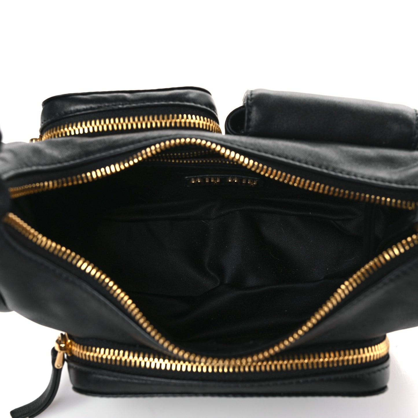Nappa Multi Pocket Hobo Black
