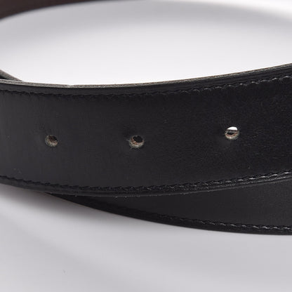 Hermes Box Togo 32mm Belt Strap 80 Black Chocolate 2 of 5
