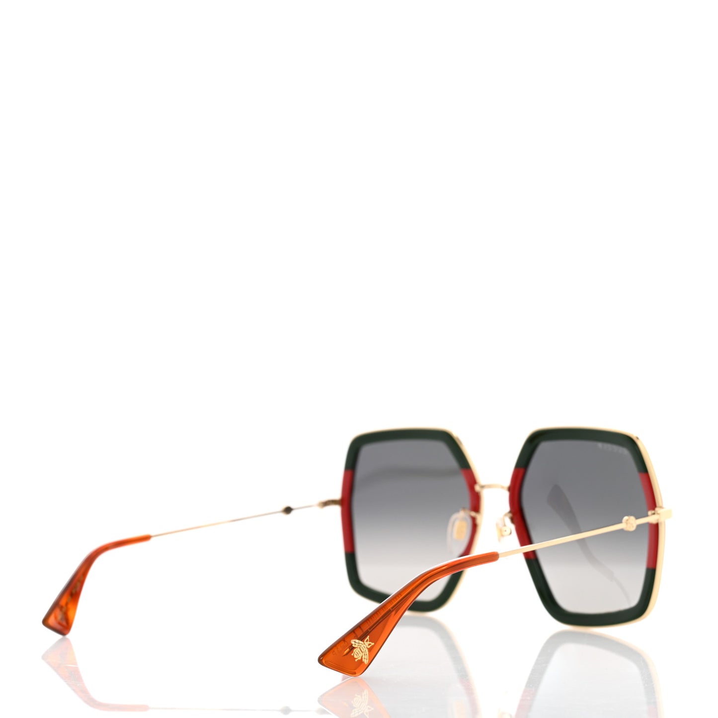 Square Frame Web GG0106S Sunglasses Tortoise