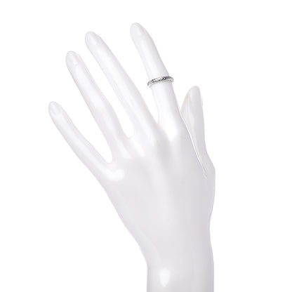 Bulgari 18K White Gold Spiga Wedding Ring 47 4 2 of 5