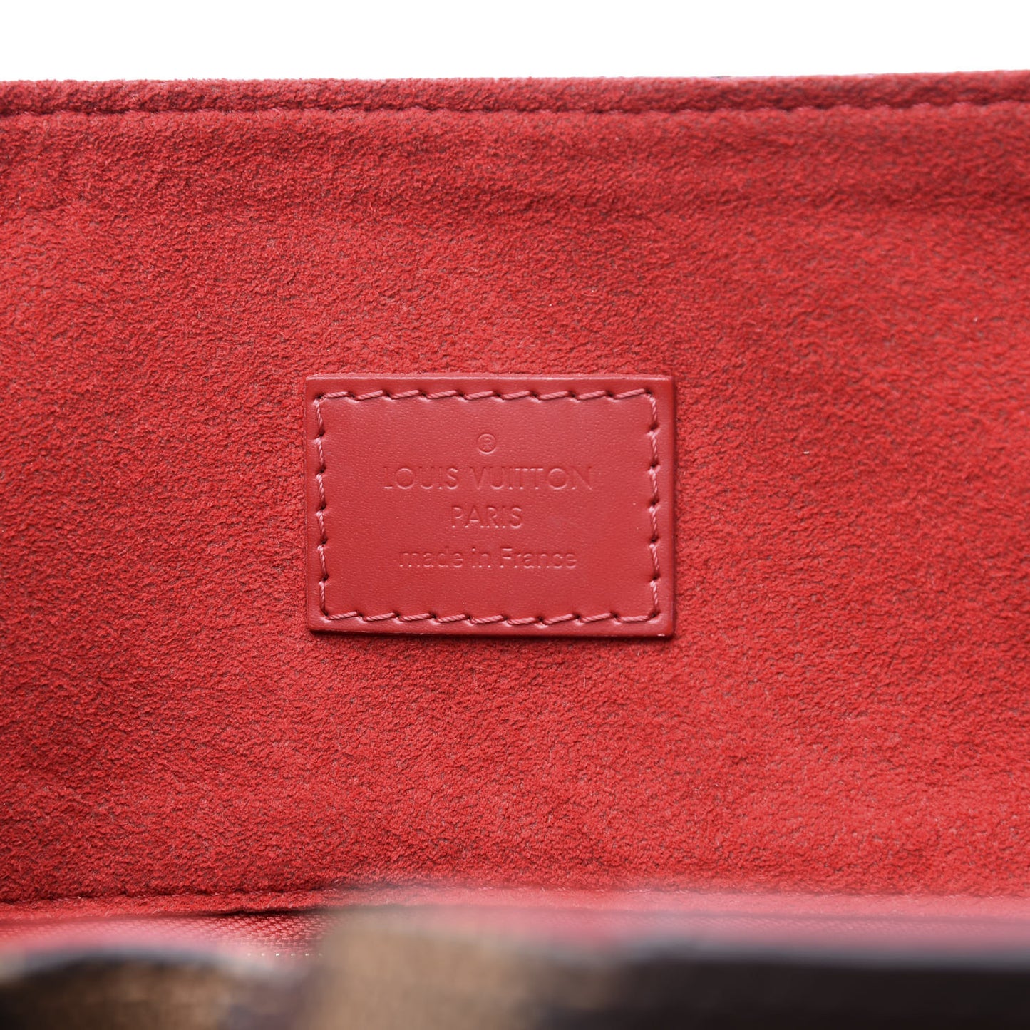 Damier Ebene Caissa Hobo Cherry