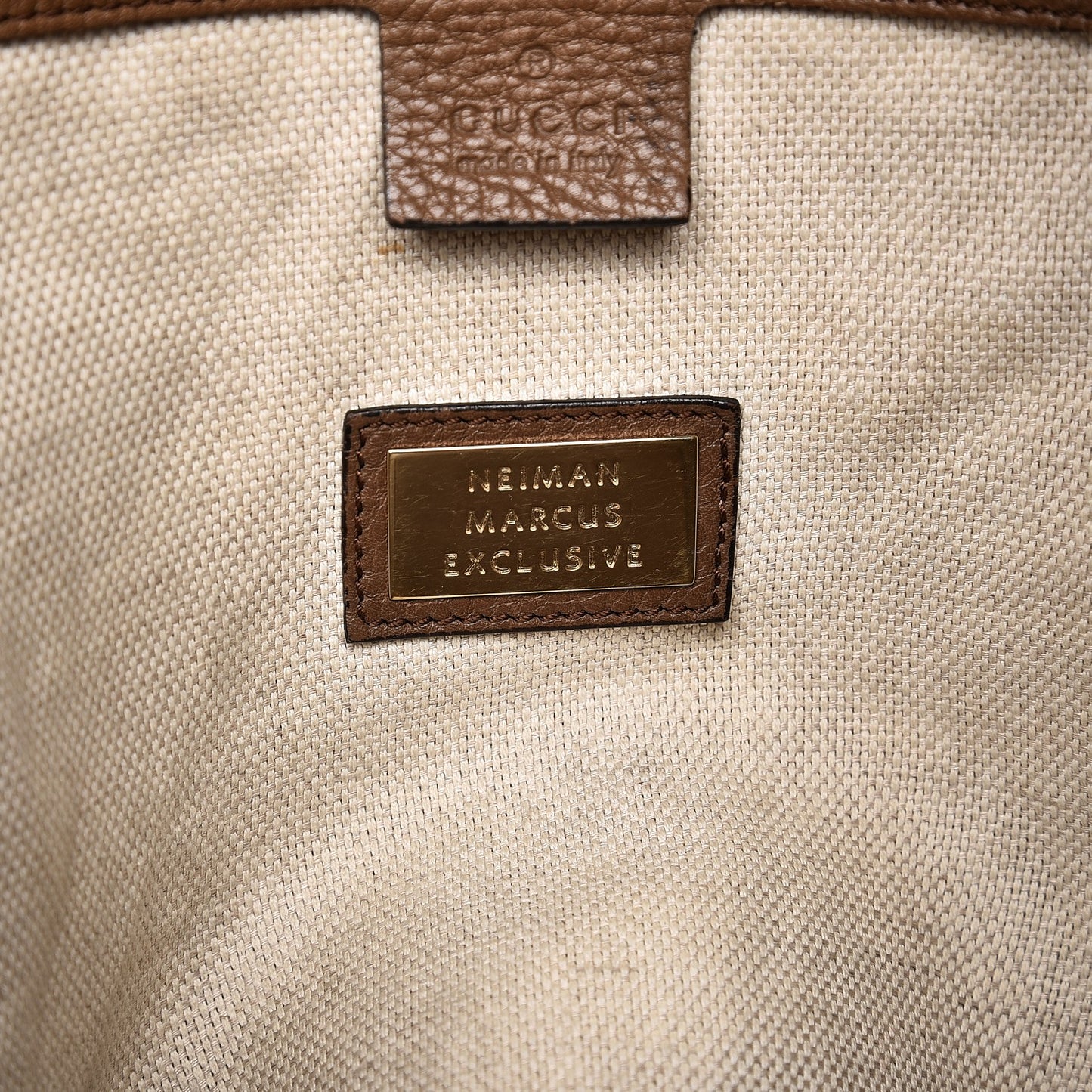Pebbled Calfskin Medium Soho Shoulder Bag Brown