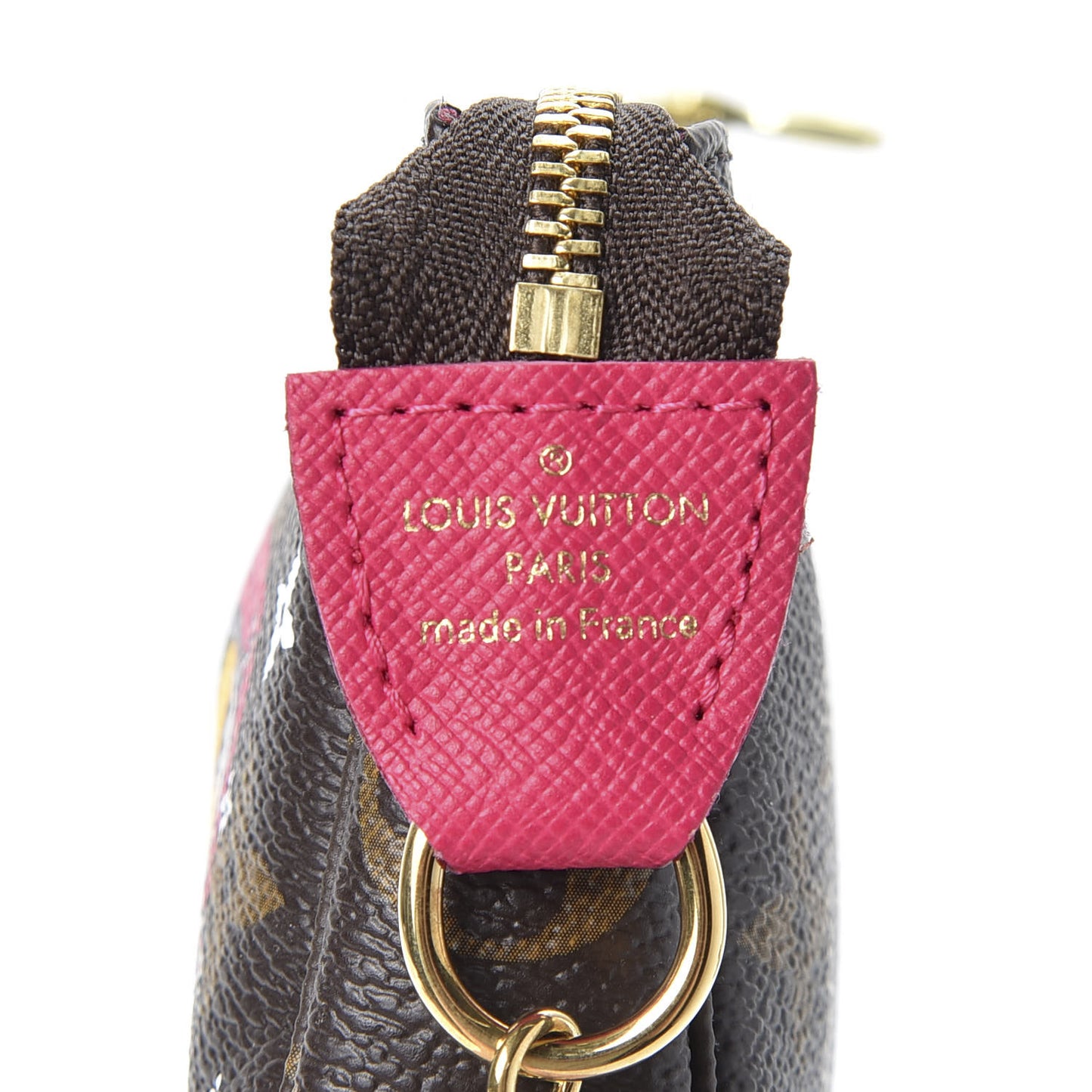 Monogram 2019 Christmas Animation Mini Courchevel Pochette Accessories Fuchsia