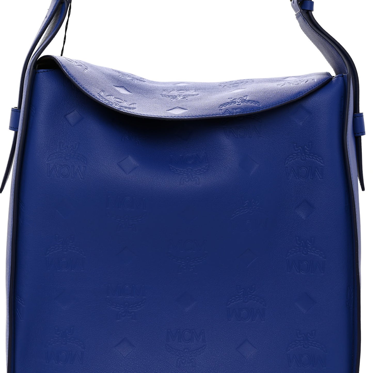 Calfskin Ottomar Monogram Large Aren Flap Hobo Sodalite Blue
