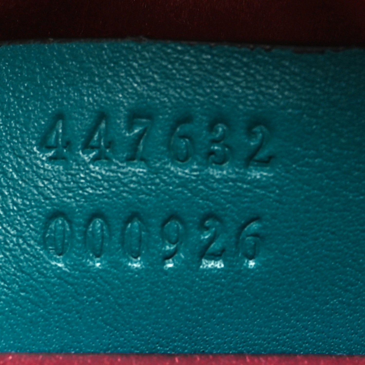 Gucci Velvet Matelasse Small GG Marmont Chain Shoulder Bag Pavone Cyan 7 of 10