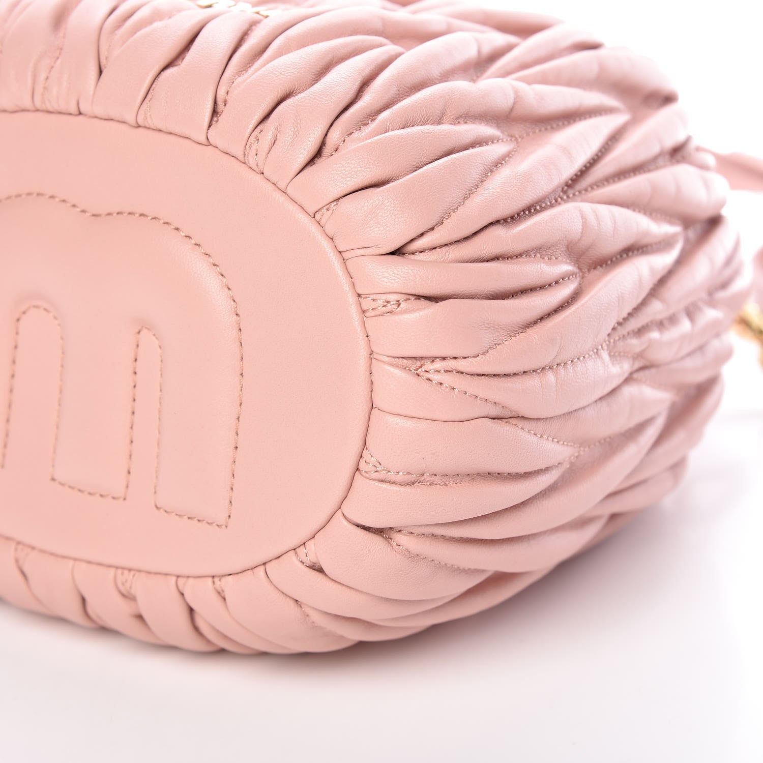 Miu Miu Nappa Matelasse Small Bucket Bag Orchidea 10 of 10