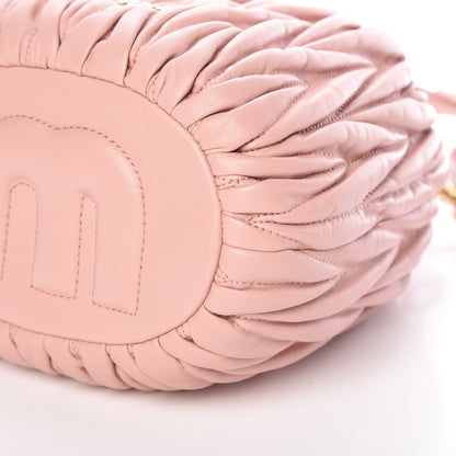 Miu Miu Nappa Matelasse Small Bucket Bag Orchidea 10 of 10