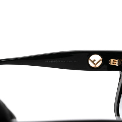 Fendi Acetate F is Fendi Sunglasses FF 0359/G/S Black 5 of 7