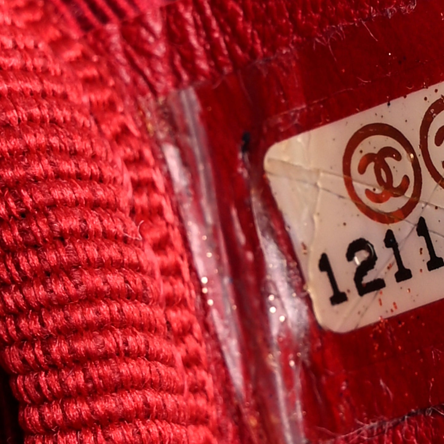 Jersey Quilted LA Cabas Bag Black Red