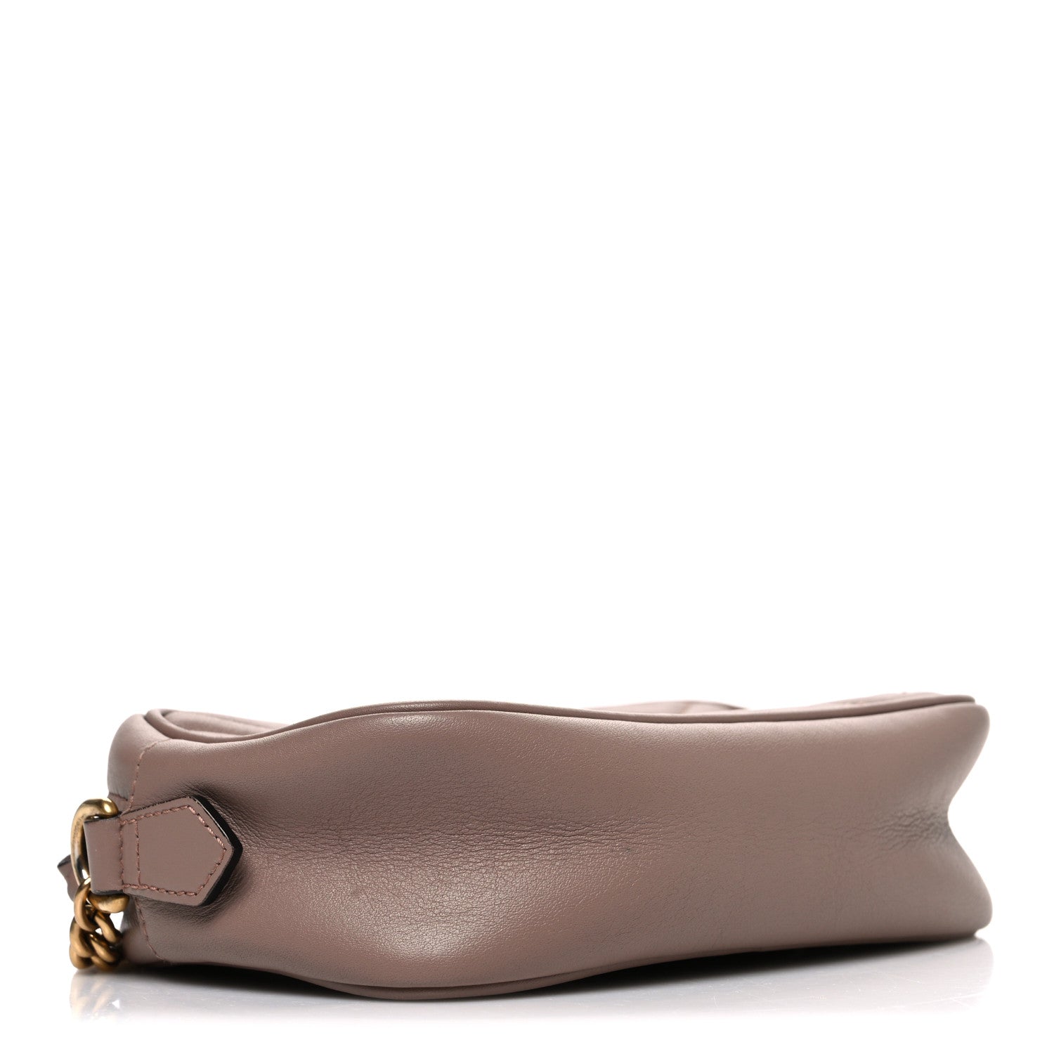 Gucci Calfskin Matelasse Mini GG Marmont Chain Shoulder Bag