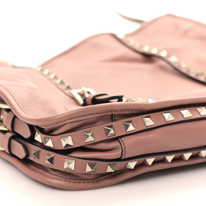 Valentino Garavani Vitello Rockstud Shopper Tote Poudre 7 of 8