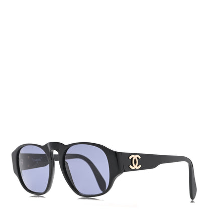 Chanel Acetate CC Sunglasses 01452 Black 1 of 7