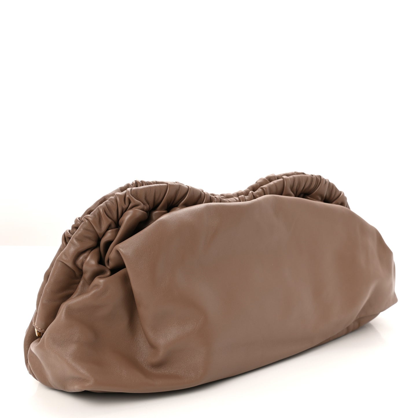 Lambskin Cloud Clutch Biscotto