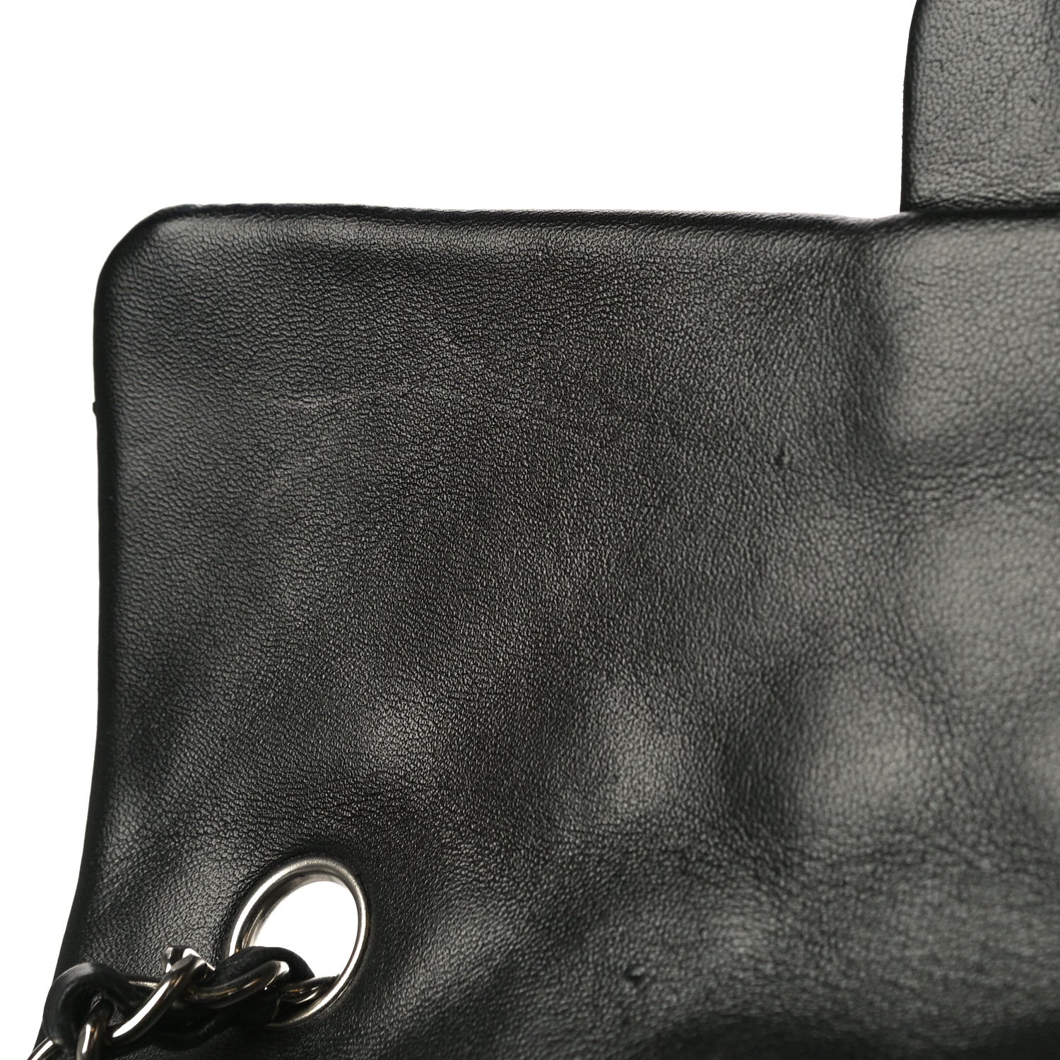 Chanel Lambskin Quilted East West Flap Black 13 of 13