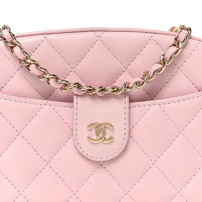Chanel Lambskin Quilted Chain Camera Bag Light Pink 7 of 9