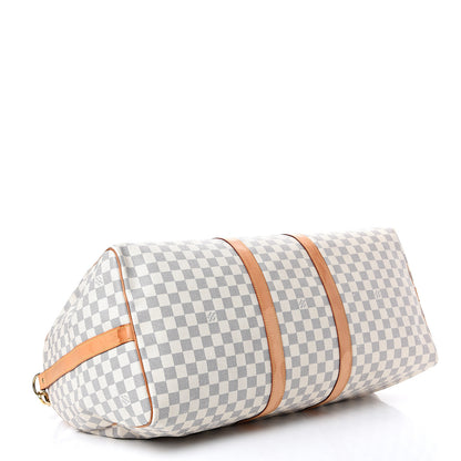 Louis Vuitton Damier Azur Keepall Bandouliere 55 3 of 16