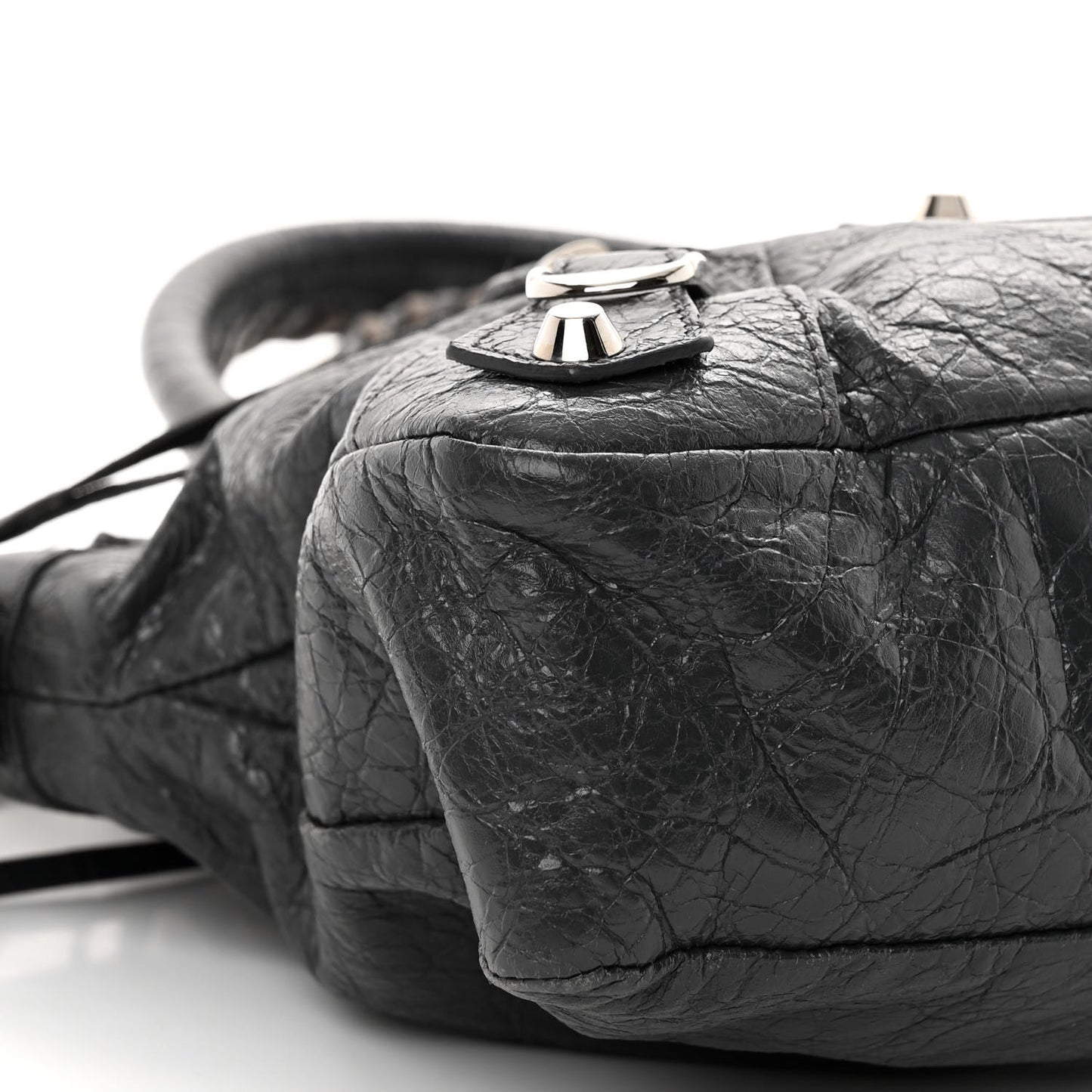 Agneau Classic Silver Hardware First Gris Fossile