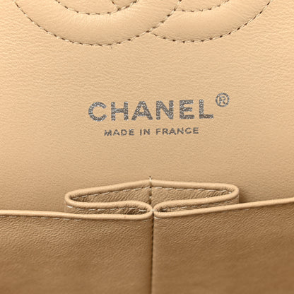 Chanel Caviar Quilted Medium Double Flap Light Beige 6 of 13