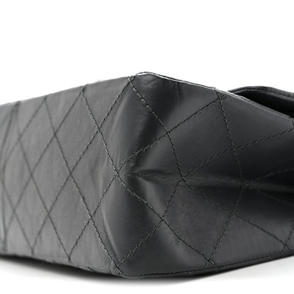 Chanel Aged Calfskin Quilted 2.55 Reissue 227 Flap Dark Grey 10 of 12