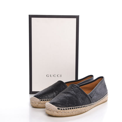 Gucci Guccissima Signature Espadrilles 41.5 Black 11 of 11