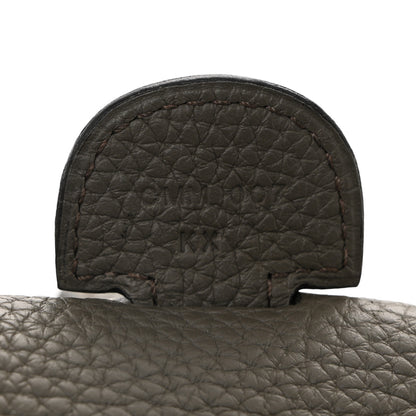 Hermes Taurillon Clemence Evelyne III GM Etain 7 of 12