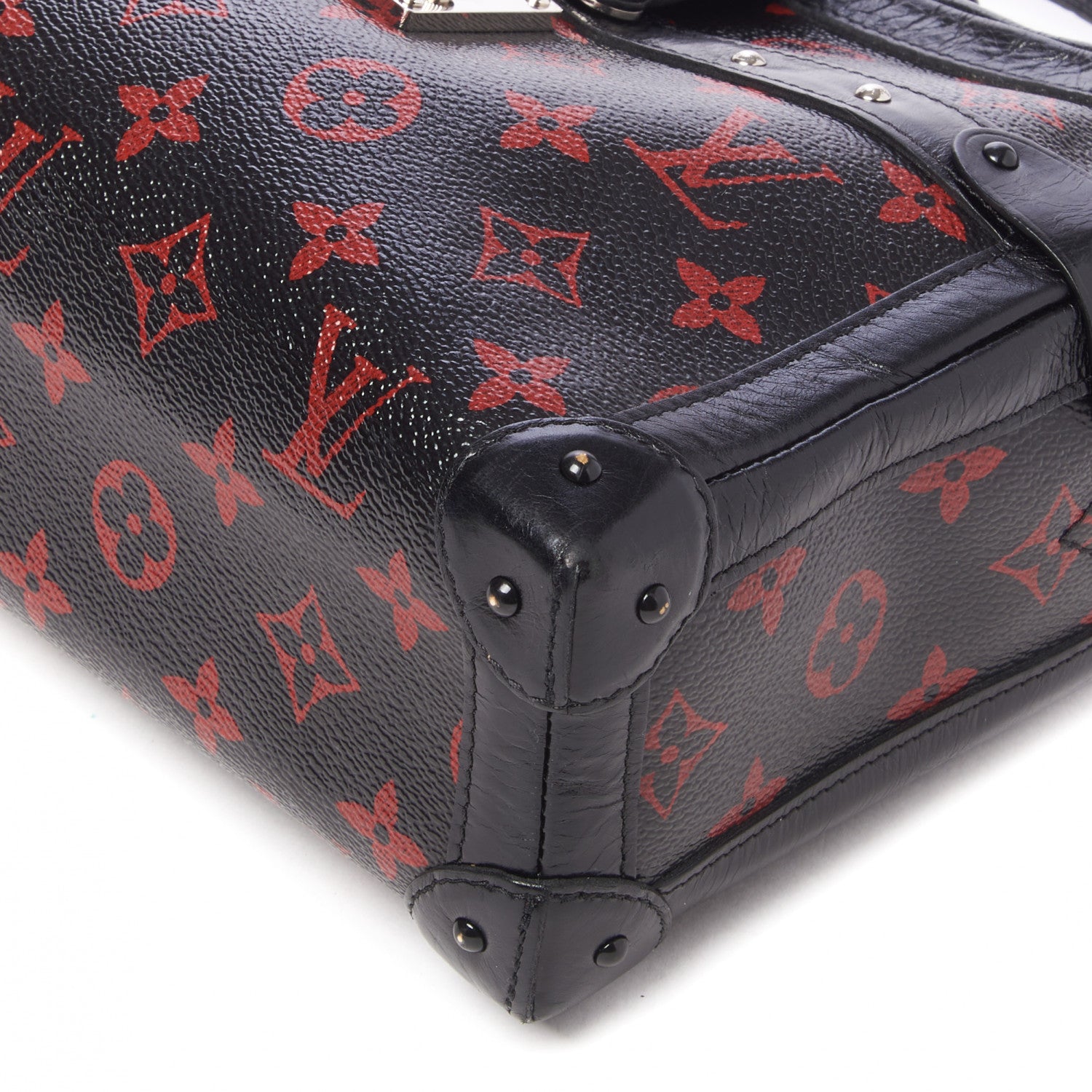 Louis Vuitton Monogram Petite Malle Soft MM Infrarouge 9 of 18
