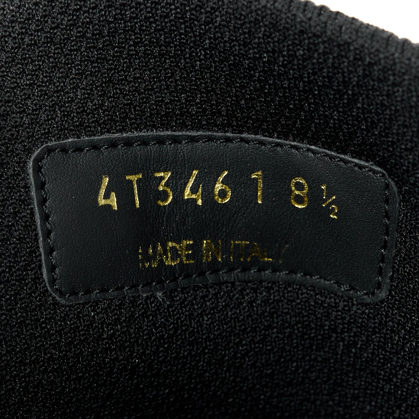 Patent Technical Fabric Mens America's Cup High Top Sneakers 8.5 Black