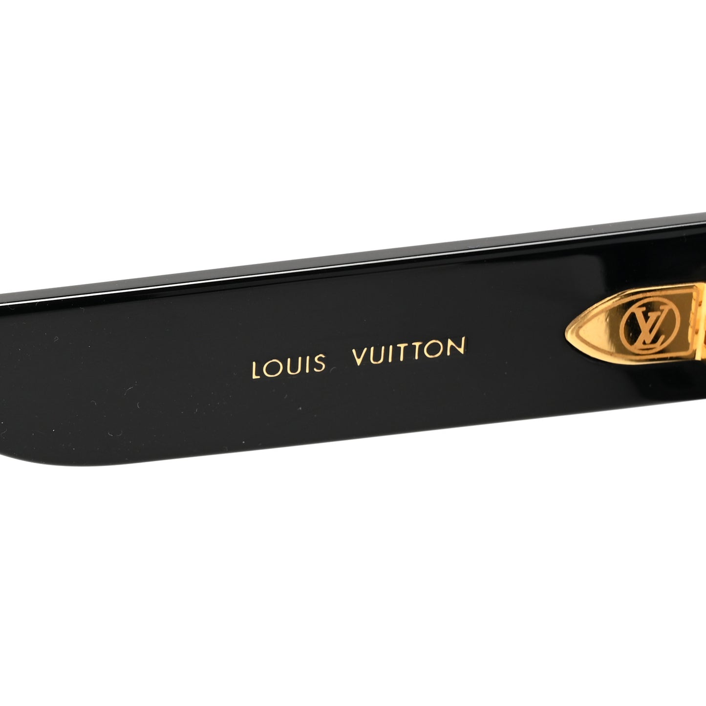 Acetate LV Circle Large Cat Eye Sunglasses Z2642U Black