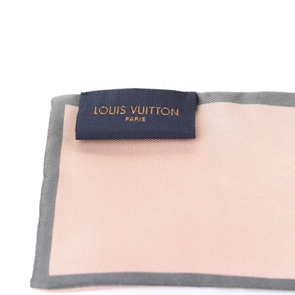 Louis Vuitton Silk Monogram Trunks Bandeau Rose Poudre 3 of 5