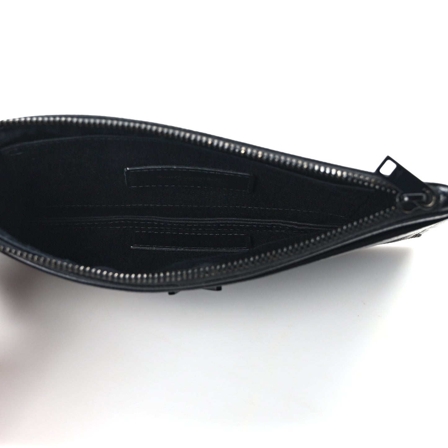 Grain De Poudre Monogram Bill Pouch Black