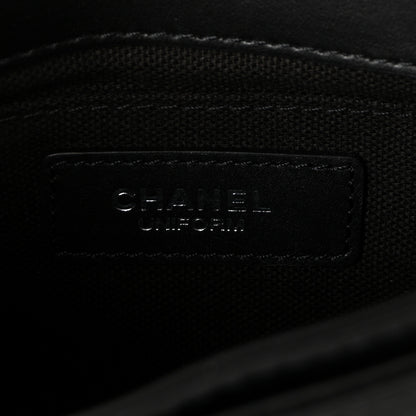 Chanel Calfskin Quilted CC Uniform Flap Belt Bag Black 6 of 10