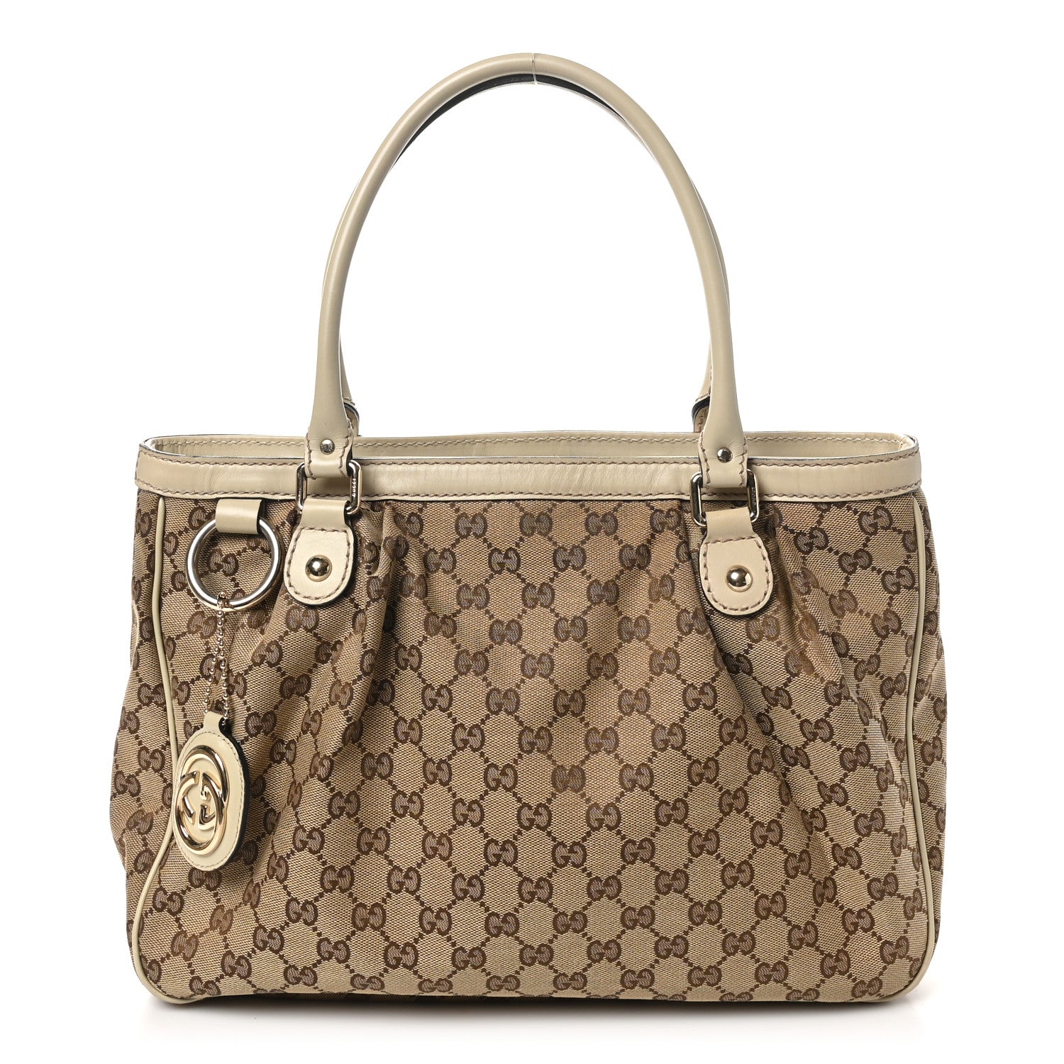 Gucci Monogram Medium Sukey Top Handle Tote Off White 1 of 10