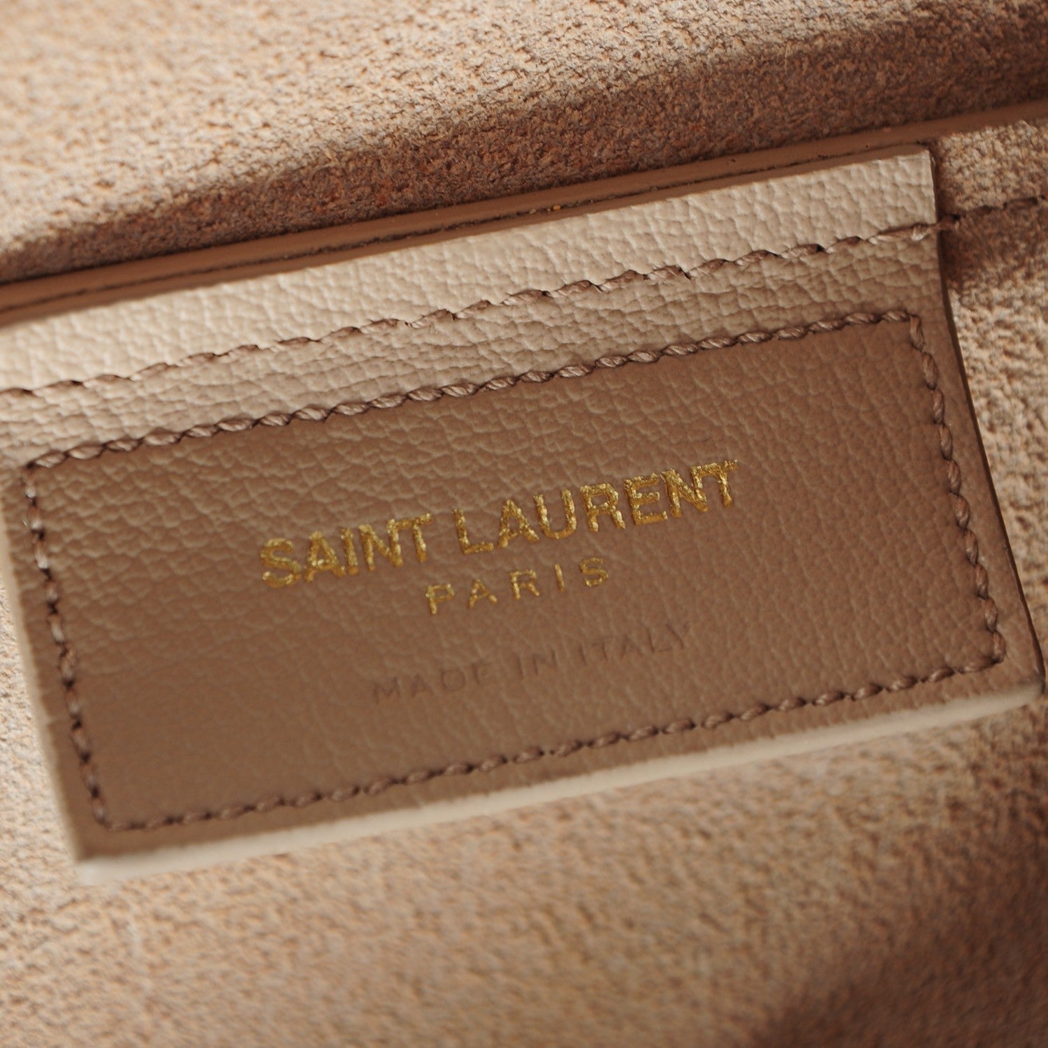 Saint Laurent Calfskin Large Shopping Tote Pale Blush 7 of 8